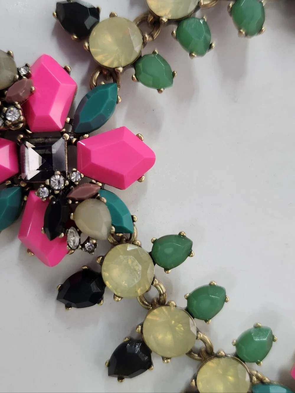 J Crew colorful statement necklace NWT